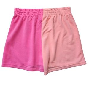 Girls Justice/Sleep Pink And Peach Sweat Shorts NWOT Sz Large Plus (12-14}